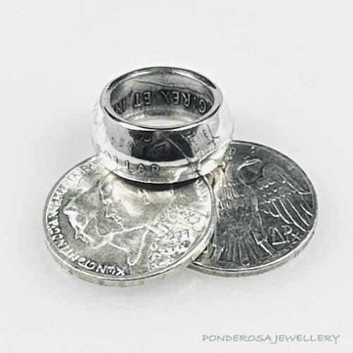 Silver Coin Ring - Silver Dollar (1939)