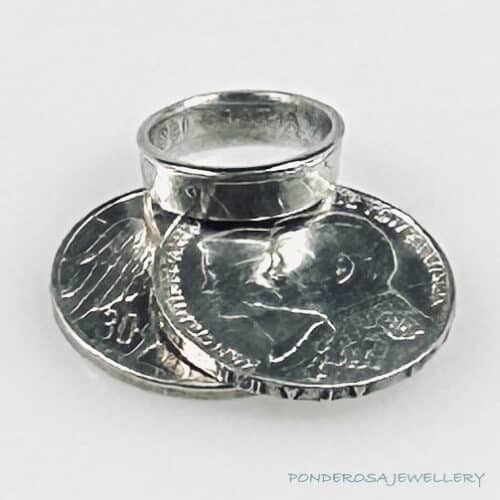 1950 Coin Ring - Canada Silver Quarter (1950)