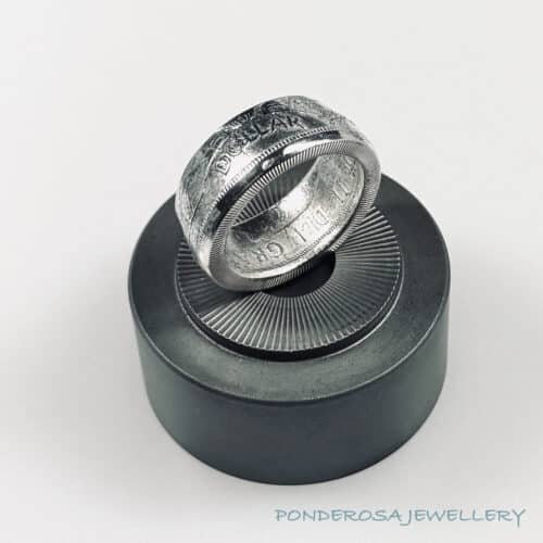 Coin Ring - Canada Silver Dollar (1858 - 1958 British Columbia)