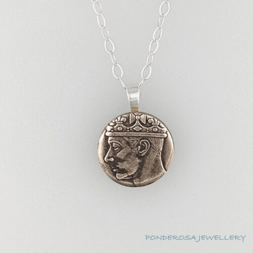 Bronze Punch Hole Copper Coin Necklace - Punch 7