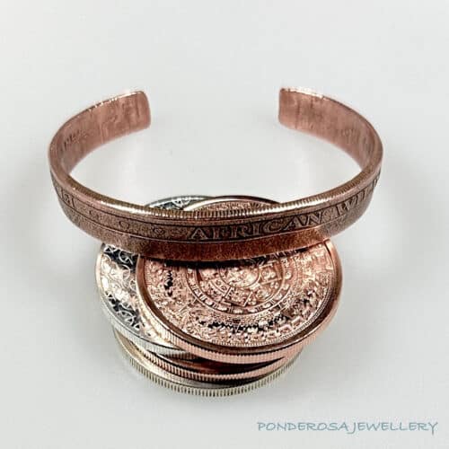 Copper Copper Coin - Cuff Bracelet