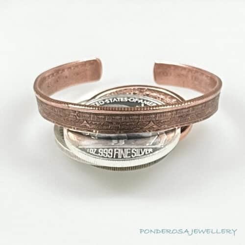 Copper Copper Coin - Bracelet Cuff