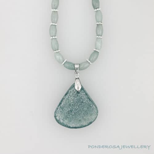 Aquamarine Stones & Roman Glass