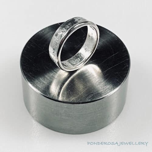 Coin Ring - Canada Silver Quarter (1867 - 1967 Centennial)