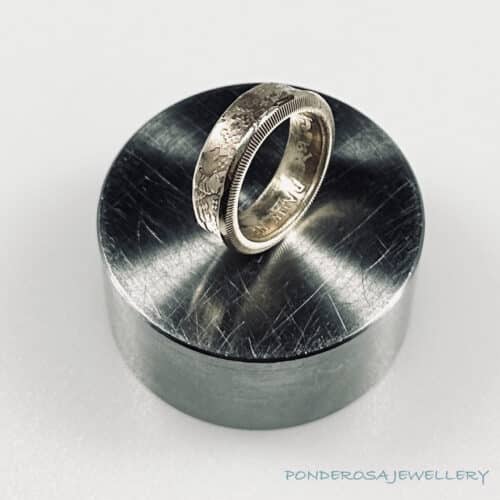 Malaysian Copper Coin Ring - $1.00 (Malaysian Ringgit - 1990)