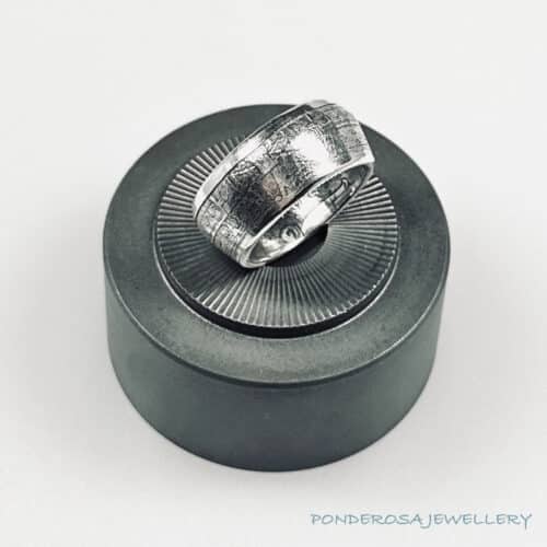 Silver Ring - Aztec Calendar