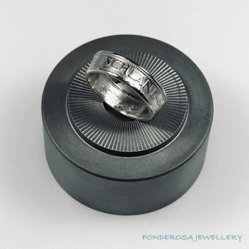 Germany Coin Ring - Germany (1 Deutsche Mark - 1977)