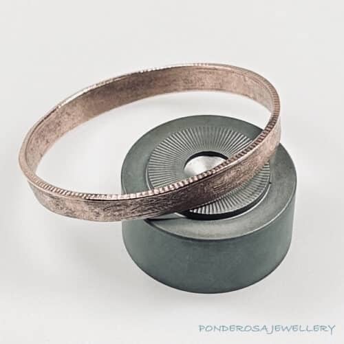 Copper Coin - Bangle Bracelet (Year of the Dragon - 2012)