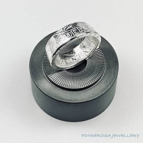 Silver Coin Ring - Netherlands (2 1/2 Dutch Gulden - 1966)