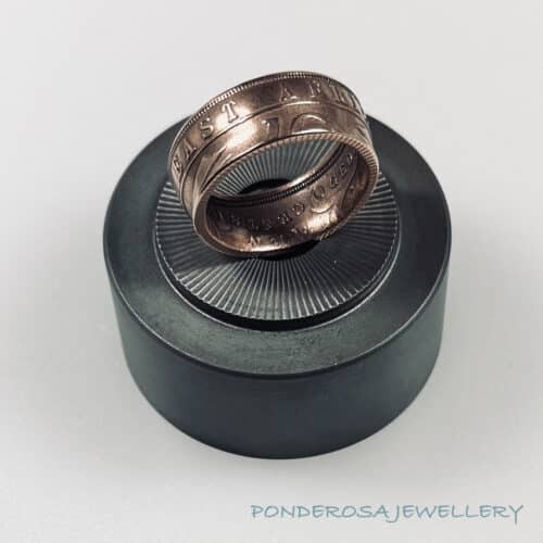 East Africa Coin Ring - British East Africa - Ten Cents (1927)