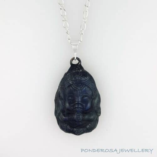 Labradorite Stone Buddha