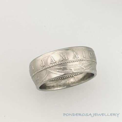 Coin Ring - Jamaica (One Penny - 1918)