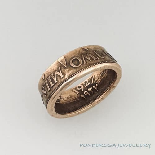 Coin Ring - Palestine (Two Mils - 1927)