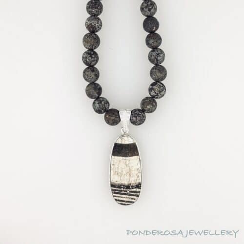 Pottery Shard Pendant - (Anasazi - Pueblo Grey)