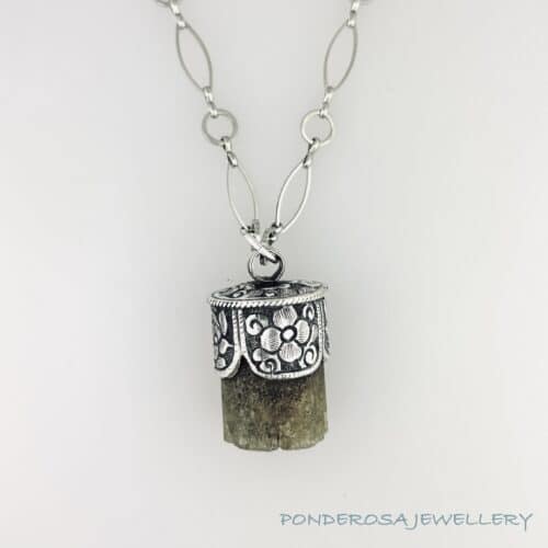 Tourmaline Stone Pendant (Tibet)