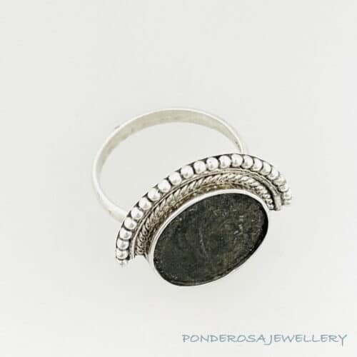 Bronze Roman Coin Ring - (Three)