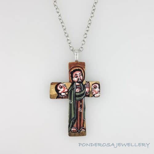 Ethiopian Cross - Hand Painted