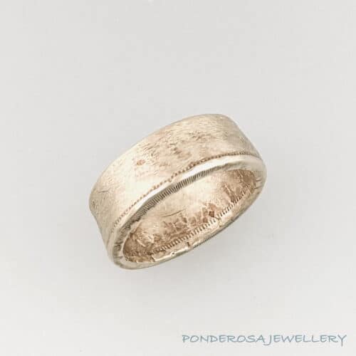 Bronze Coin Ring - Textured
